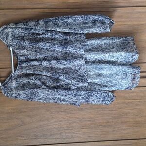 Anthropologie/Two Arrows Shorts Jumpsuit With Open Back And Tie, Size  L